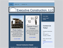 Tablet Screenshot of execconstruction.com